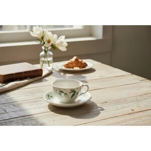 4 Vintage Mayer Restaurant Ware China Monticello  Cup& Saucers